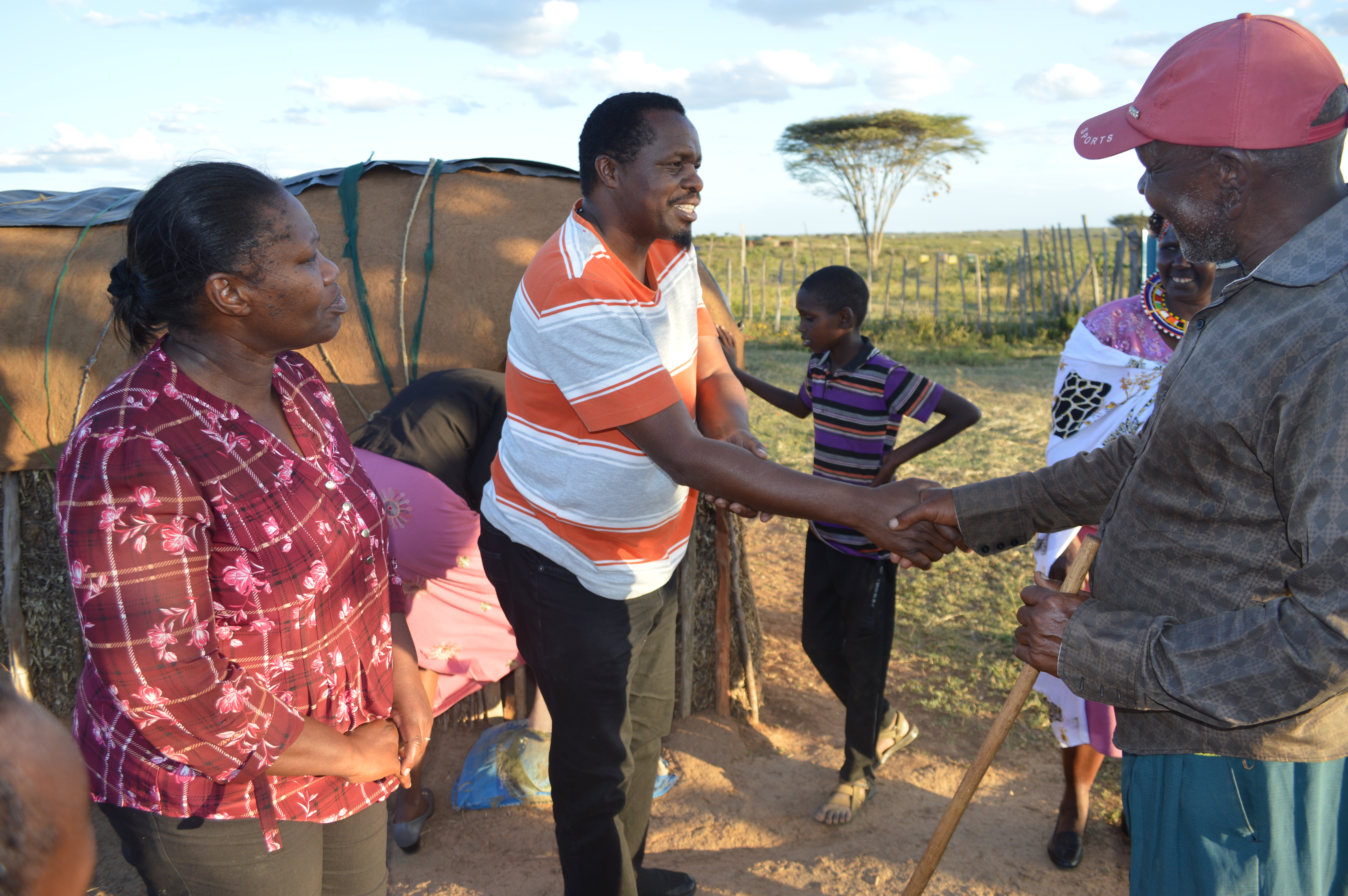 AWCFS team working in the field
